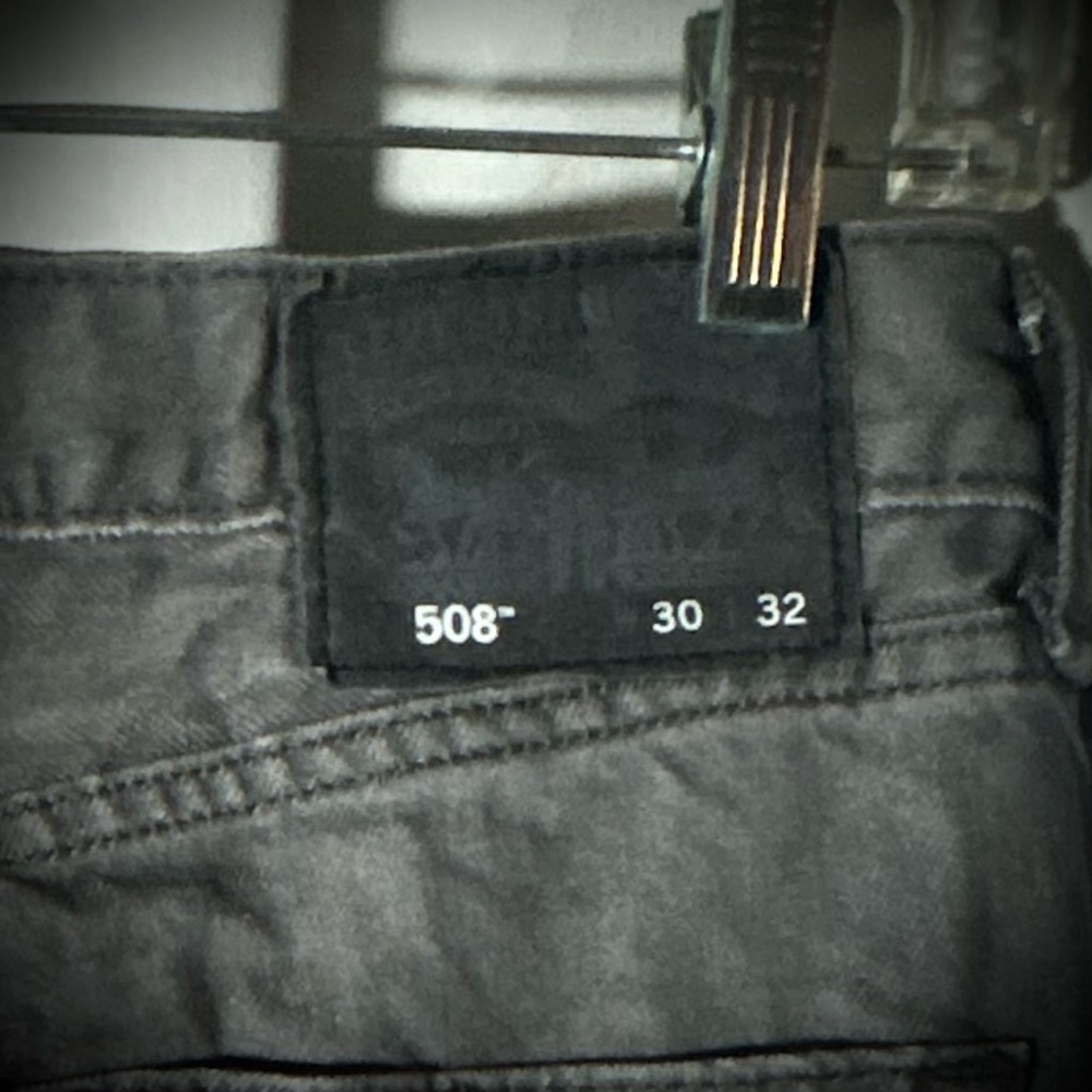 Gray Levi’s 508 jeans, 30x32
